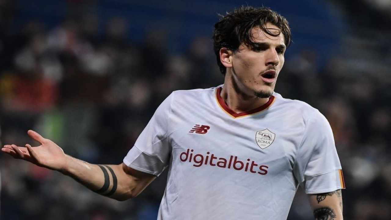 Nicolo Zaniolo (Photo by Filippo MONTEFORTE / AFP) (AFP/FILIPPO MONTEFORTE)