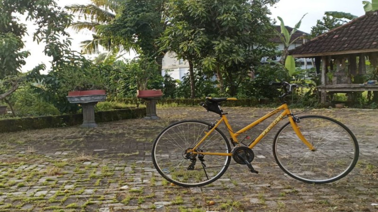 Halaman rumah warga di Lombok Tengah, NTB, terlihat bersih dan asri setelah dibersihkan dari sampah. (ANTARA/Akhyar)
