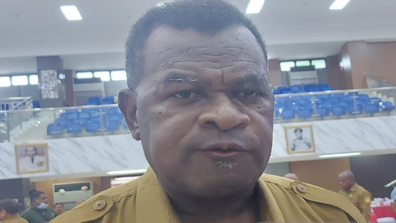 Kepala Dinas Kehutanan dan Lingkungan Hidup Provinsi Papua Yan Yap Ormusera. (ANTARA/Qadri Pratiwi)