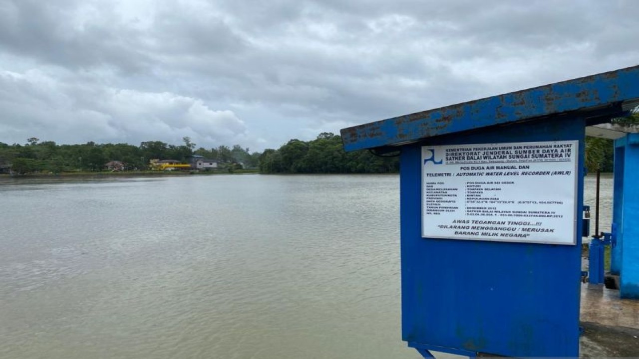 Waduk Gesek di Kabupaten Bintan, Kepulauan Riau salah satu sumber air yang dikelola PDAM Tirta Kepri. ANTARA/Nikolas Panama