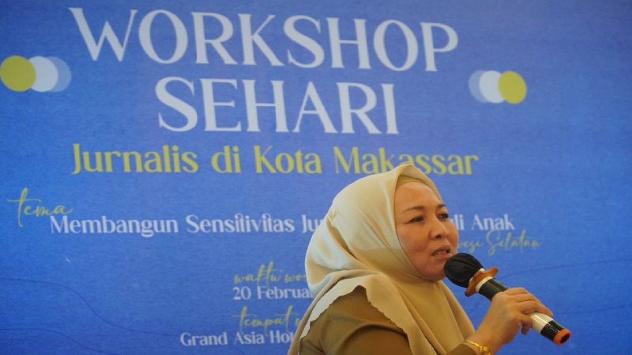 Pelaksana Tugas (Plt) Kepala Dinas Kominfo Provinsi Sulawesi Selatan Sukarniaty Kondolele.ANTARA/HO