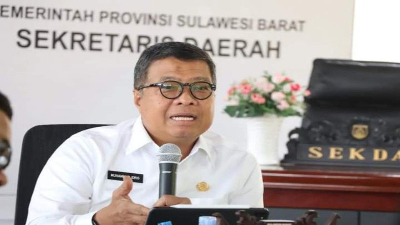 Sekertaris Daerah Provinsi Sulbar Muhammad Idris, berharap FKUB Sulbar dapat mengambil peran dalam upaya penanganan permasalahan pembangunan yang ada di Sulbar, Rabu (14/2/2023) ANTARA Foto/ M Faisal Hanapi