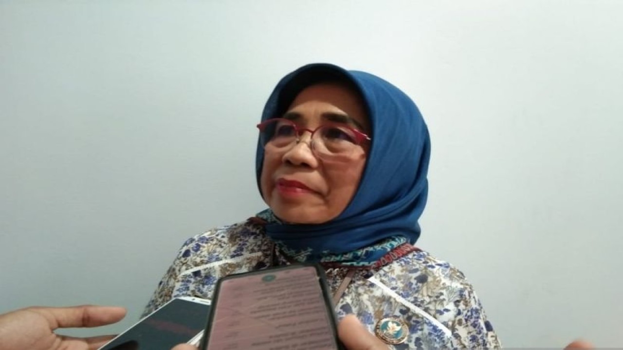 Kabid P2M BNNP Sultra saat diwawancarai awak media. (Antara/La Ode Muh Deden Saputra)