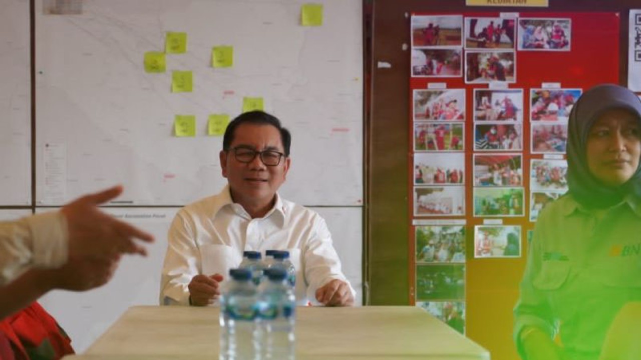 Kepala Bidang Penanganan Bencana Palang Merah Indonesia (PMI) Asmawi Syam.(ANTARA/Ahmad Fikri). (ANTARA/Ahmad Fikri)