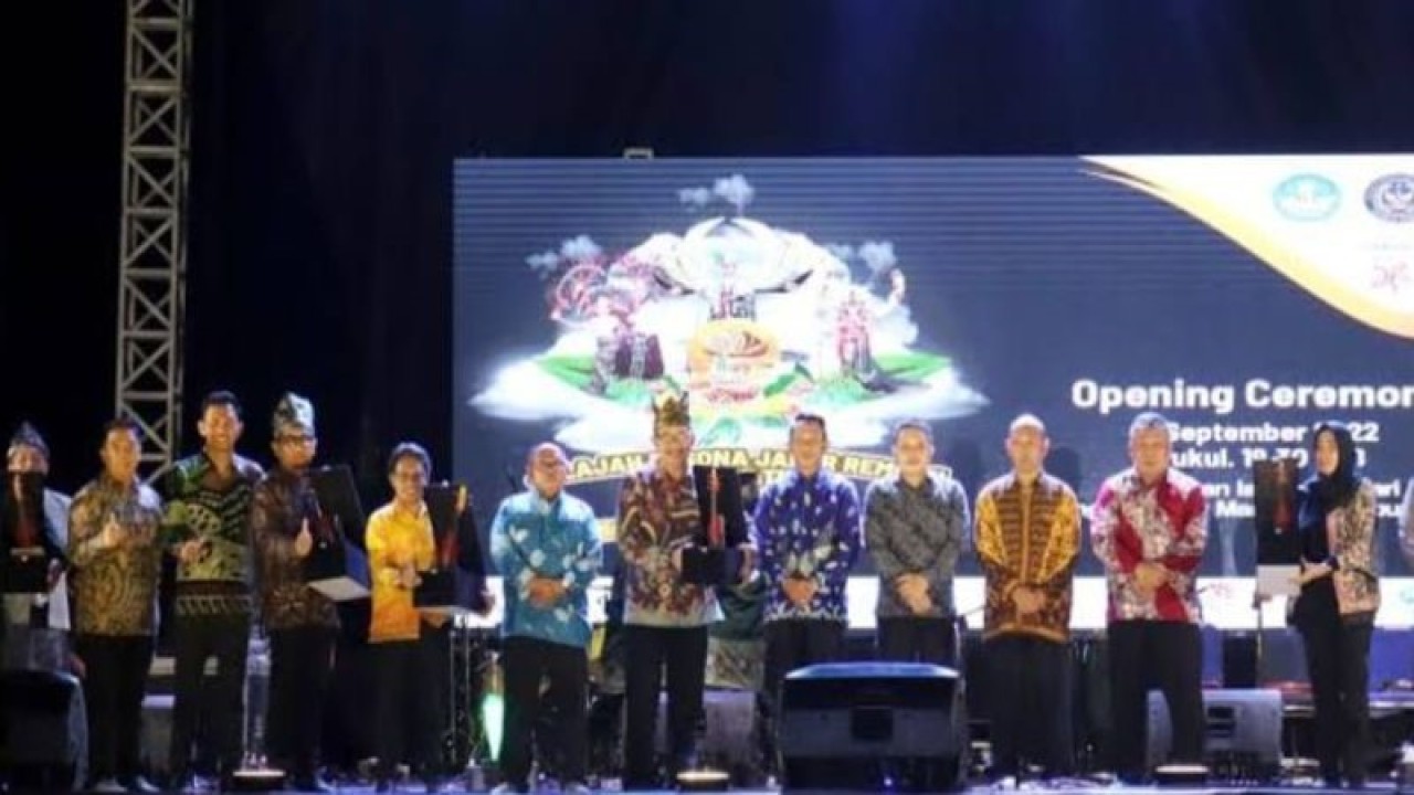 Kegiatan festival jelajah pesona jalur rempah (JPJR) di Belitung Timur pada 2022, Senin (20/2) (ANTARA/HO-Diskominfo)