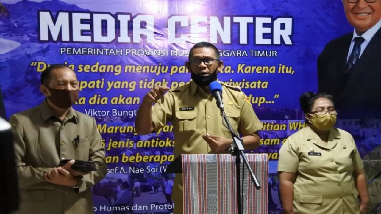 Kepala Dinas Pertanian dan Ketahanan Pangan Provinsi Nusa Tenggara Timur Lecky Frederich Koli (ANTARA/Benny Jahang)