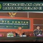 Raung Media Center di Kantor Pengadilan Agama Baubau, Sulawesi Tenggara. ANTARA/HO-1676013559