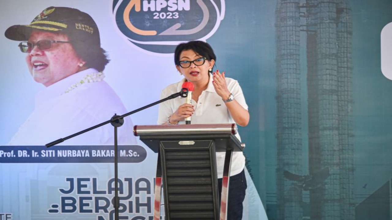 Direktur Jenderal Pengelolaan Sampah, Limbah, dan B3 Kementerian LHK Rosa Vivien Ratnawati. (ANTARA/HO-Kementerian LHK)