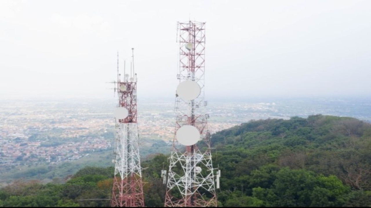 Salah satu menara milik Mitratel. ANTARA/HO-Mitratel.