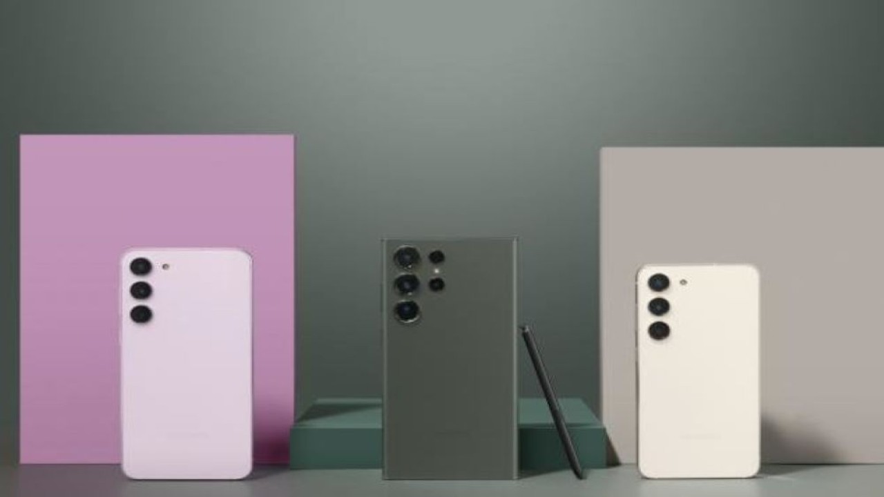 Ponsel seri Samsung Galaxy S23. (Istimewa)