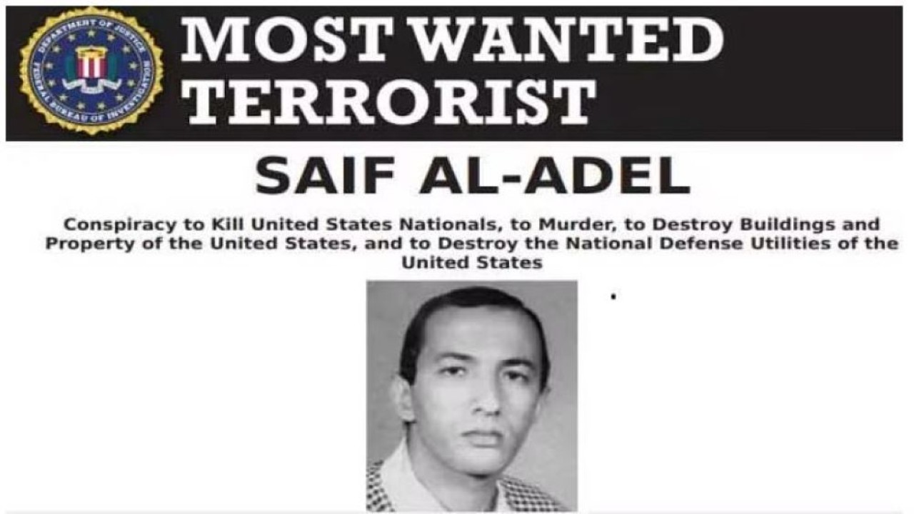 Mantan perwira pasukan khusus Mesir, Seif al-Adel, menjadi pemimpin baru kelompok militan Al-Qaeda. (Istimewa/FBI)