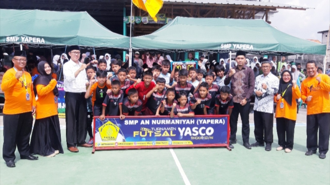 SMP An Nurmaniyah Ciledug sukses gelar Turnamen Futsal Yasco 2023/Istimewa