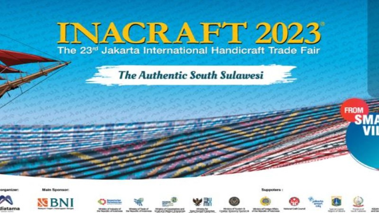 Sulsel menjadi ikon pameran terbesar Inacraft se Asia Tenggara di Jakarta, 1-5 Maret 2023.ANTARA/HO