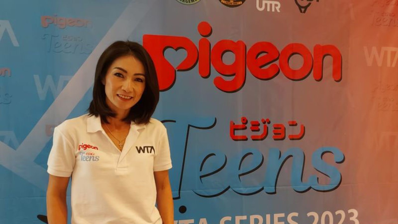 Mantan atlet tenis Indonesia Wynne Prakusya. (ANTARA/Aditya Ramadhan)
