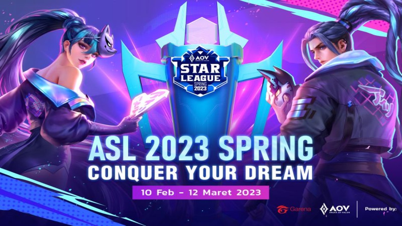Turnamen Arena of Valor Star League (ASL) 2023 Spring. (ANTARA/HO-Garena Indonesia)