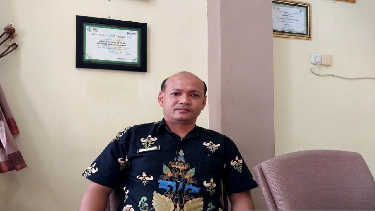 Kepala Dinas Kesehatan Kota Payakumbuh Wawan Sofianto. (ANTARA/Akmal Saputra)