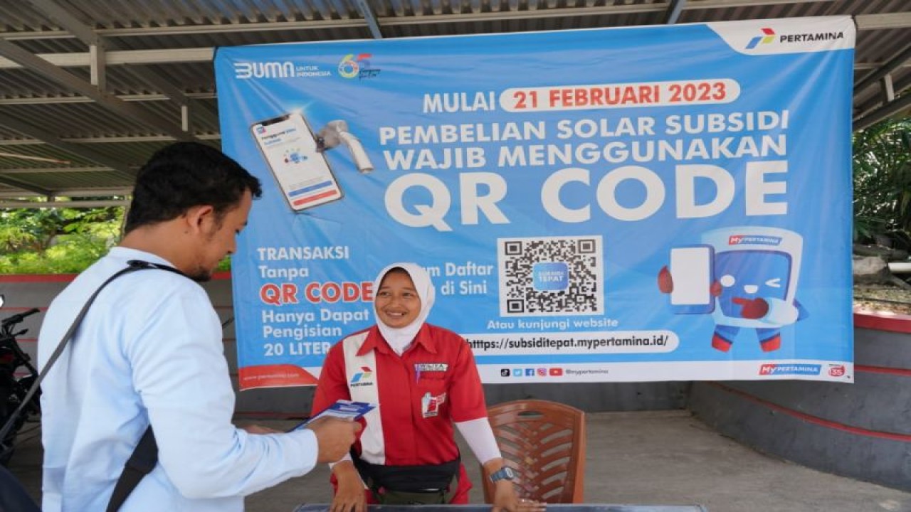 Pendaftaran Program Subsidi Tepat di Jambi, Kamis (2/3/2023). (ANTARA/HO-Pertamina Patra Niaga Sumbagsel)