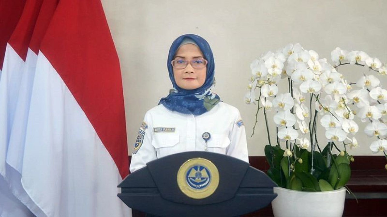 Juru Bicara Kementerian Perhubungan Adita Irawati. ANTARA/HO-BKIP Kemenhub/am.