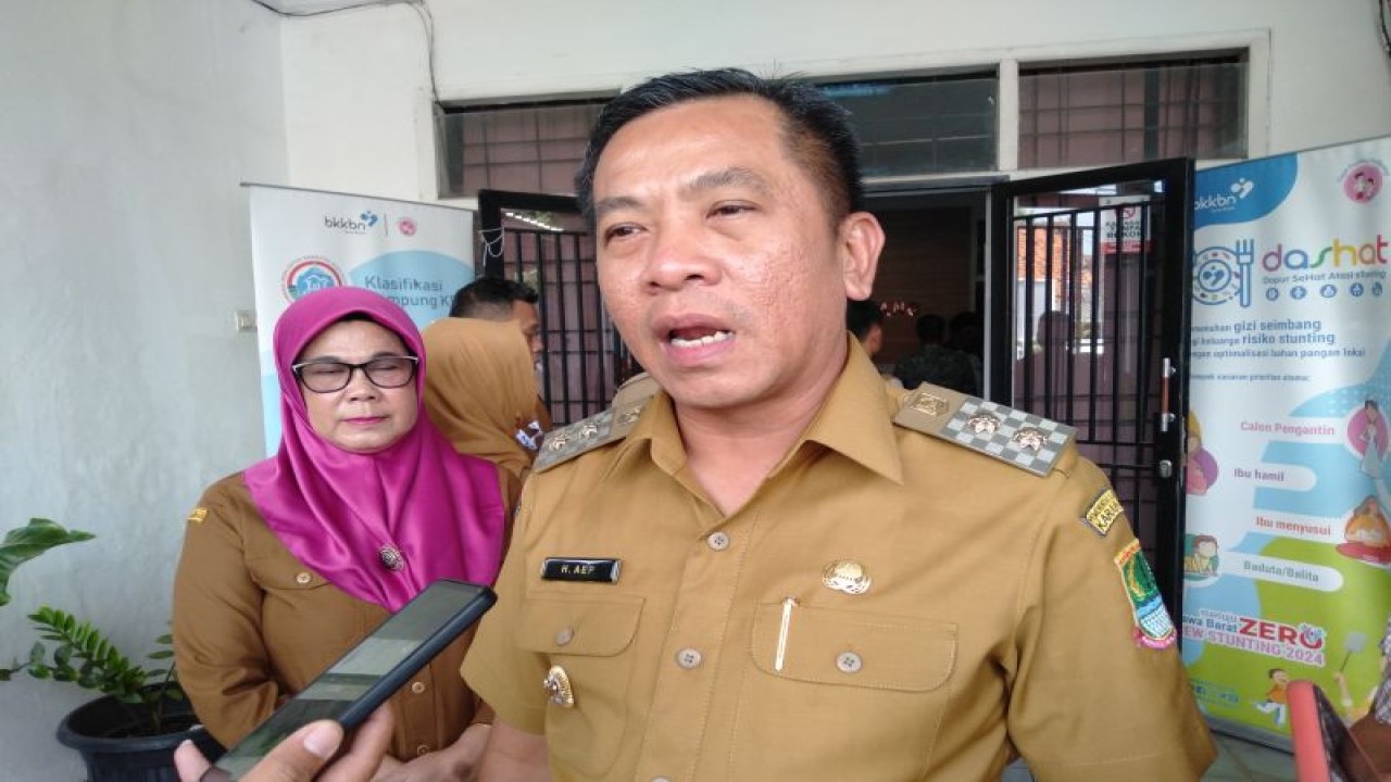 Wakil Bupati Karawang Aep Syaepuloh. (ANTARA/Ali Khumaini)