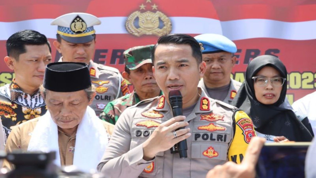 Kapolres Cianjur, Jawa Barat AKBP Doni Hermawan.(ANTARA/Ahmad Fikri) (Ahmad Fikri)