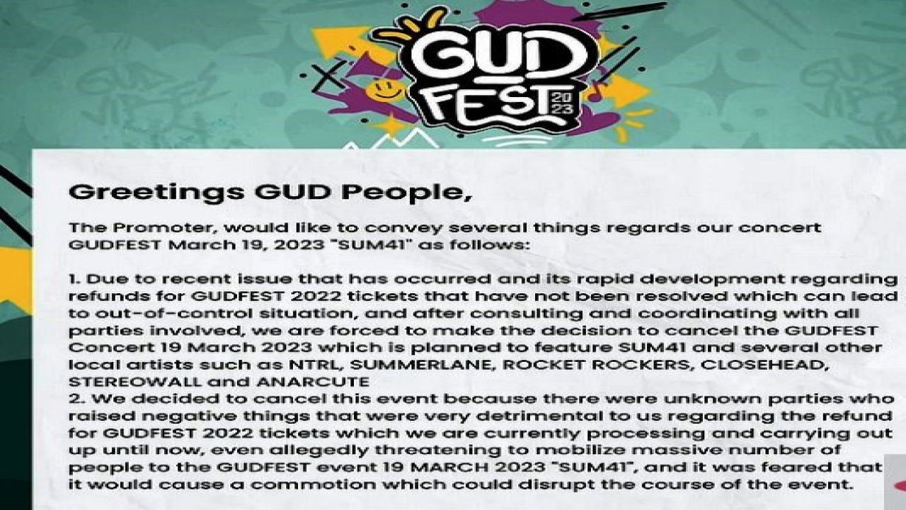 angkapan layar akun instagram @gud.festival. (ANTARA/Instagram/gud.festival)