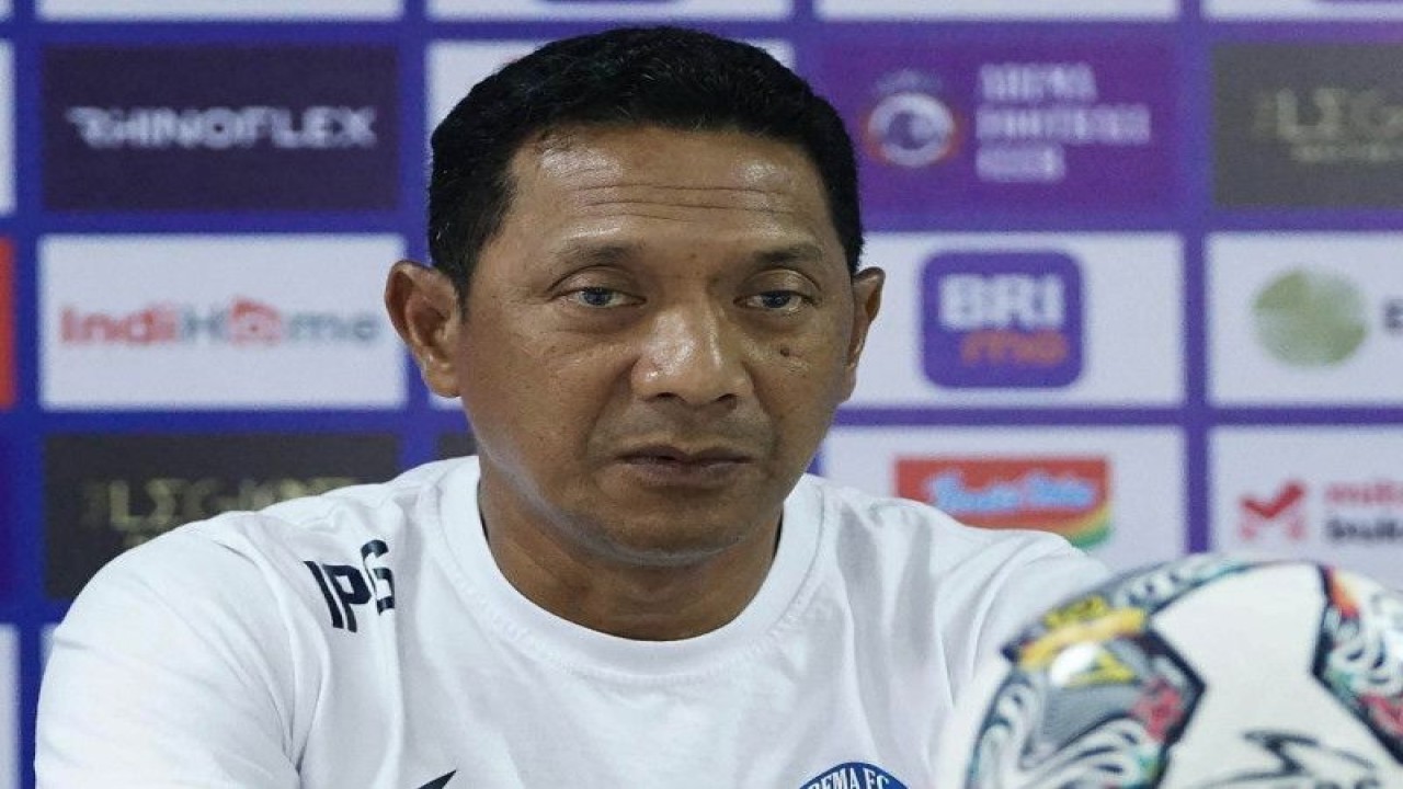 Foto arsip. Pelatih Arema FC I Putu Gede Swi Santoso. (ANTARA/HO-MO Arema FC)