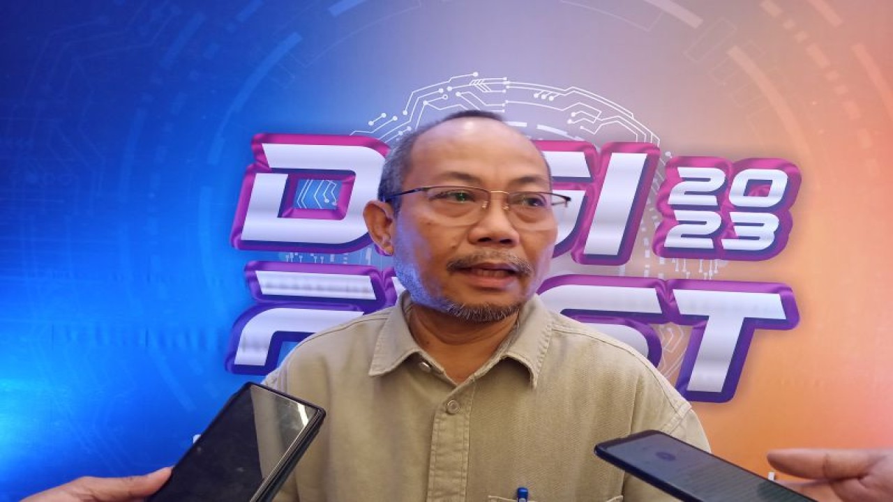 Suasana di sela pembukaan South Sulawesi Digital Festival 2023 oleh Asisten III Pemprov Tau Totok Ranggina di Makassar, Senin 8(20/3/2023). Antara/ Suriani Mappong