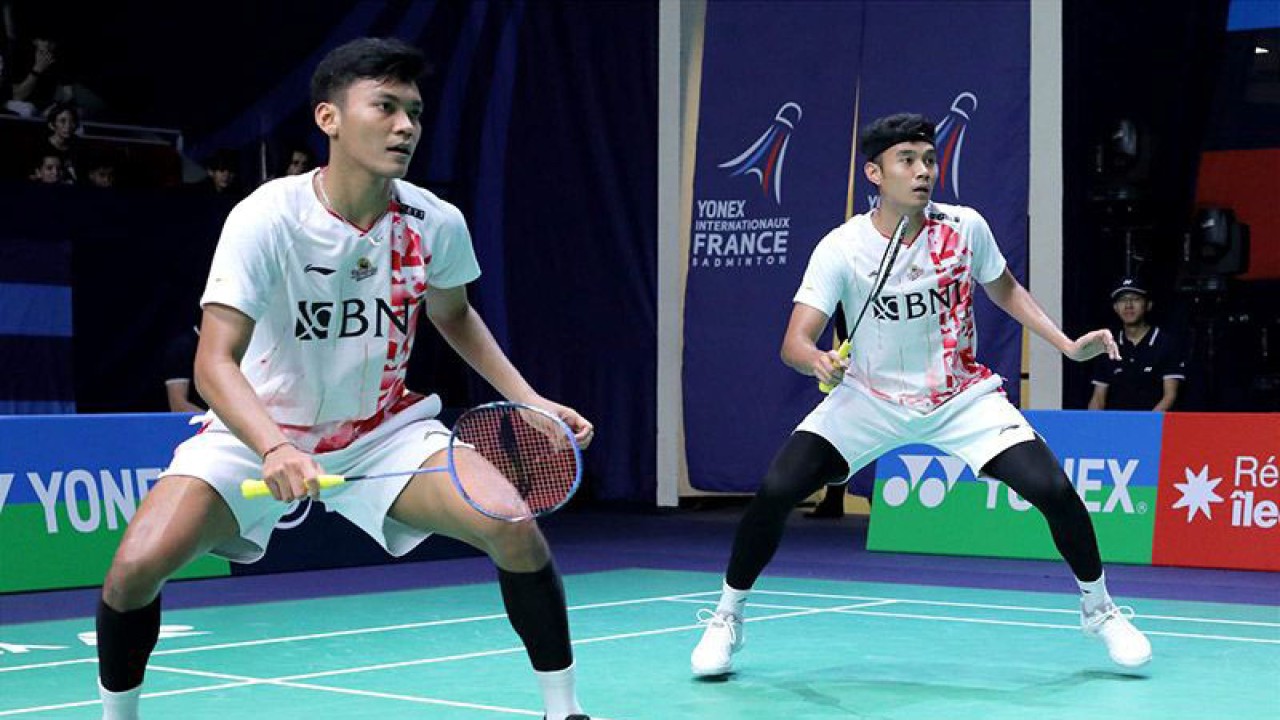 Arsip - Ganda putra Bagas Maulana/Muhammad Shohibul Fikri akan menghadapi pasangan Lu Ching Yao/Yang Po Han (Taiwan) pada babak perempat final French Open 2022 di Paris, Prancis, Jumat (27/10/2022). ANTARA/HO-PP PBSI/aa.