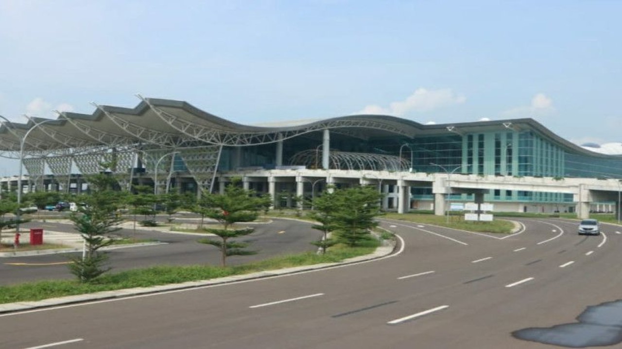 Bandara Kertajati, Kabupaten Majalengka, Jawa Barat. ANTARA/HO-Ditjen Perhubungan Udara