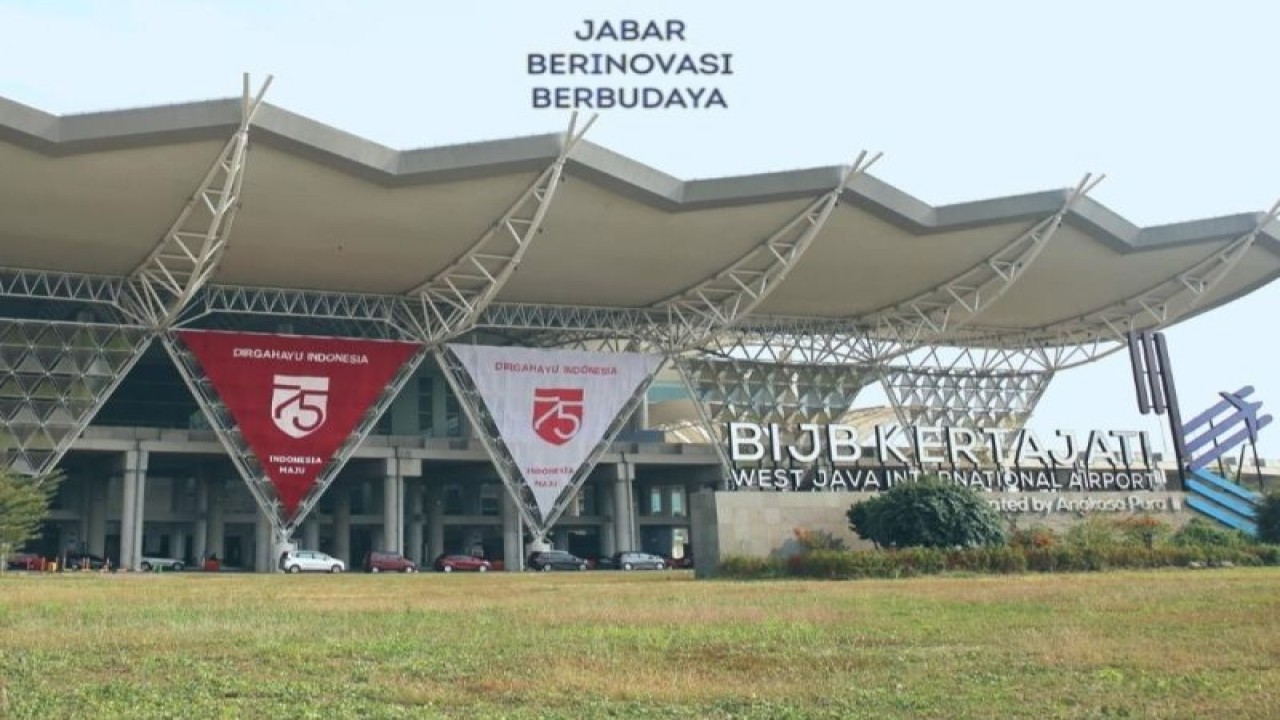 Bandarudara Internasional Jawa Barat (BIJB), Kertajati, di Kabupaten Majalengka. (ANTARA/HO-Humas BIJB)