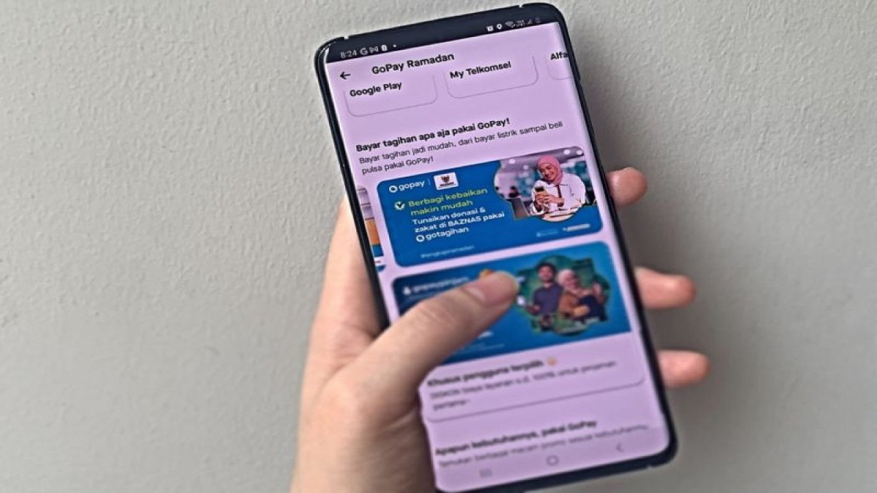 Berbagi kebaikan melalui GoPay (ANTARA/HO)