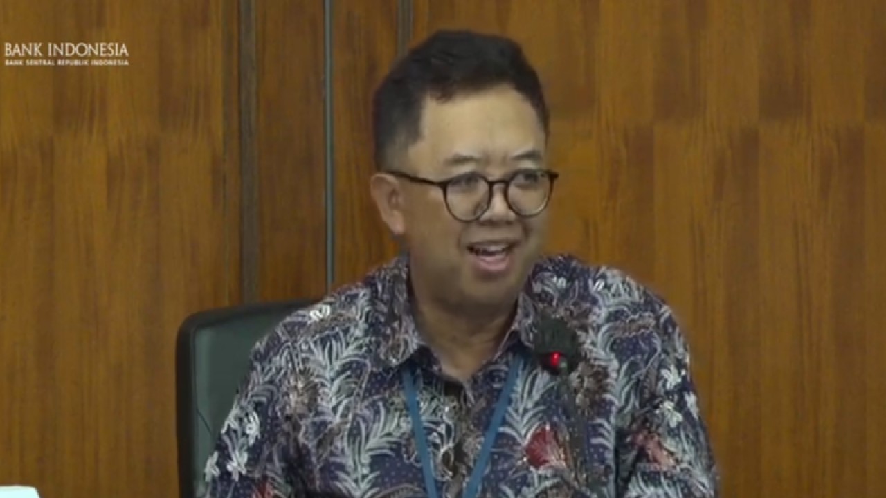 Direktur Eksekutif Departemen Komunikasi Bank Indonesia Erwin Haryono. ANTARA/Martha Herlinawati Simanjuntak