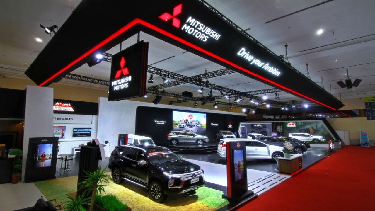 Booth MMKSI pada ajang GJAW 2023 (ANTARA/Ho)