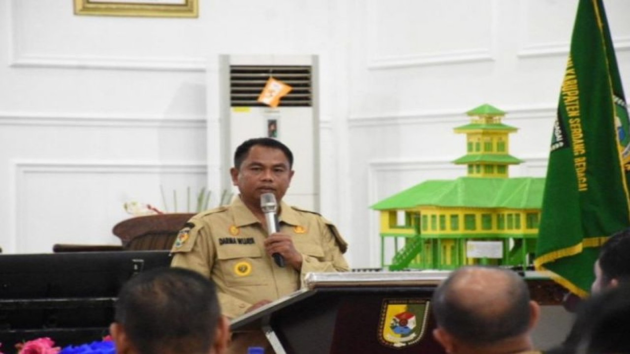 Bupati Sergai Darma Wijaya (ANTARA/HO)