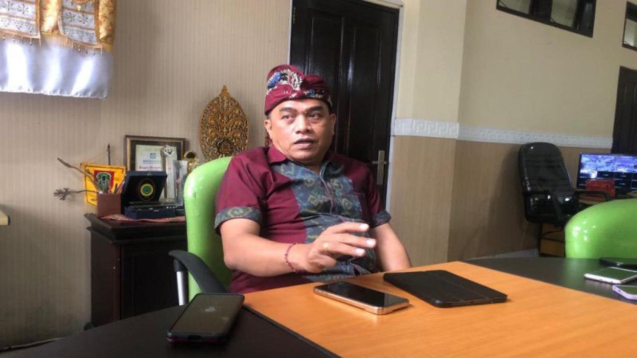 Kepala Dinkes Bali saat diwawancara di Denpasar. ANTARA/Ni Putu Putri Muliantari