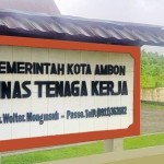 Dinas Tenaga Kerja (Disnaker) Kota Ambon. ANTARA/Penina F Mayaut.-1680171732