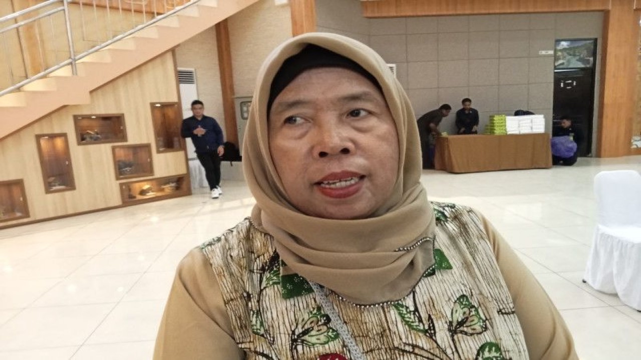 Kepala Bidang Hubungan Industrial dan Kepengawasan Disnakertrans Papua Barat Ermawati Siregar saat diwawancara di Manokwari, Jumat. (ANTARA/Fransiskus Salu Weking)