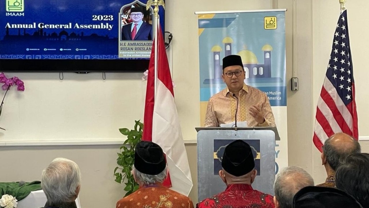 Dubes Rosan membuka Annual General Assembly (AGA) IMAAM 2023/Instagram