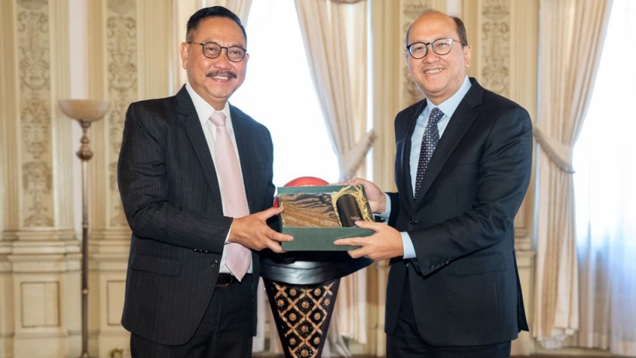 Dubes Rosan terima kunjungan Ketua Otoritas IKN Bambang Susantono/Instagram