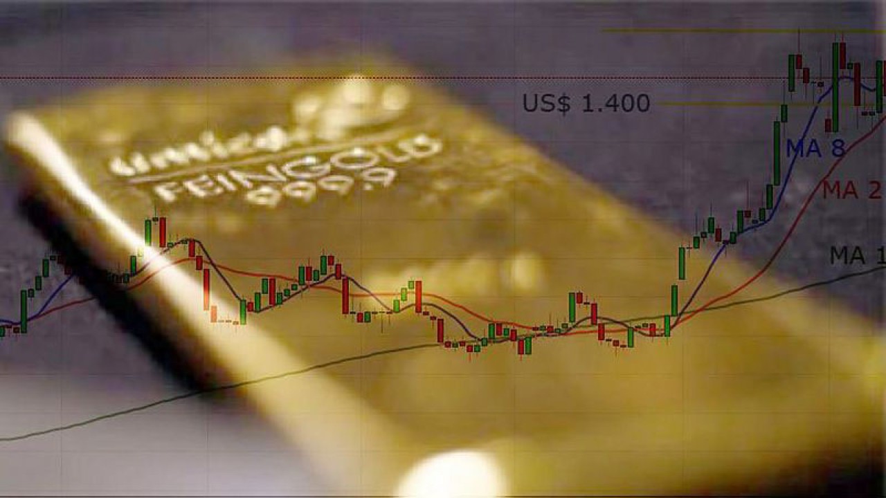 Ilustrasi - Emas berjangka di Divisi COMEX New York Mercantile Exchange. ANTARA/REUTERS/aa