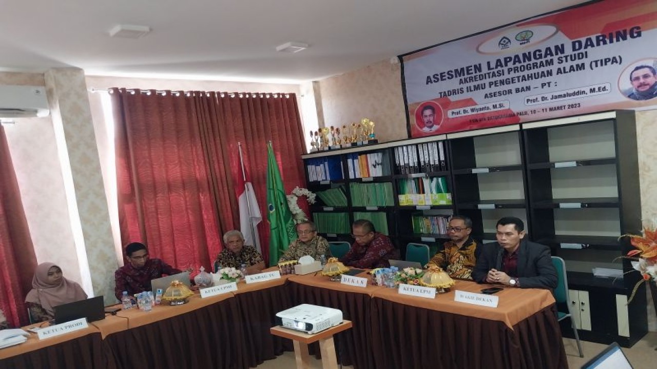 FTIK UIN Datokarama bersama BAN-PT melakukan visitasi Program Studi IPA, berlangsung di Sigi, Jumat (10/3/2023) (ANTARA/Muhammad Hajiji)
