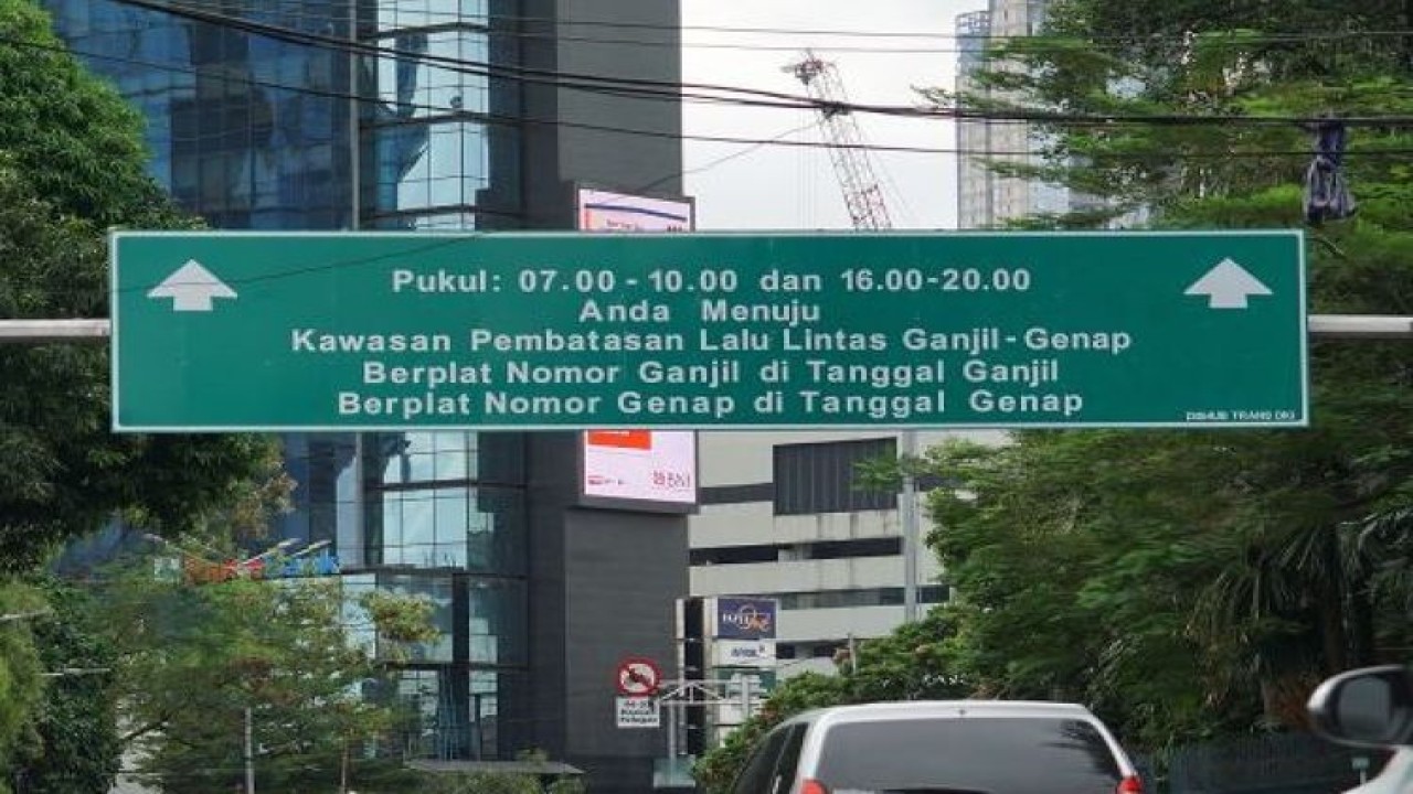 Kawasan ganjil genap Jakarta. (Net)