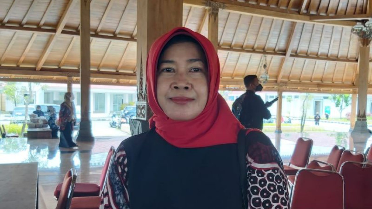 Kepala Dinas Kesehatan Gunungkidul Dewi Irawaty. (ANTARA/Sutarmi)