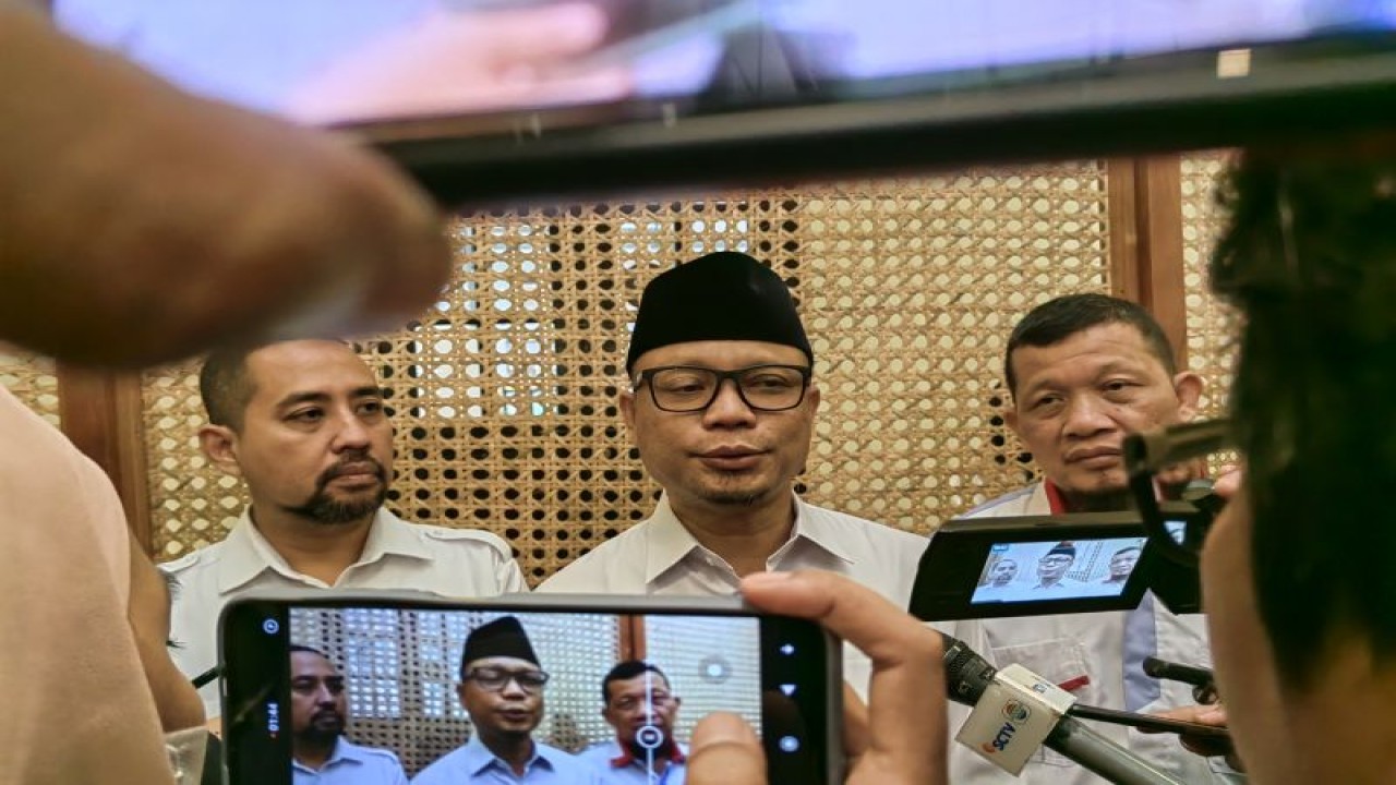 Direktur Layanan Haji Luar Negeri Kementerian Agama Subhan Cholid di Jakarta, Selasa (21/3/2023). (ANTARA/Asep Firmansyah)