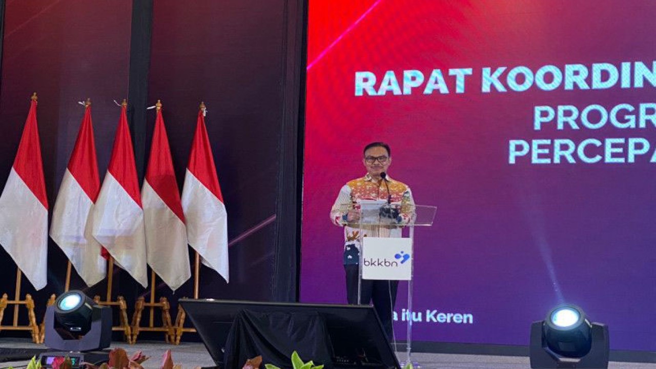 Kepala BKKBN Hasto Wardoyo. (ANTARA/Hreeloita Dharma Shanti)
