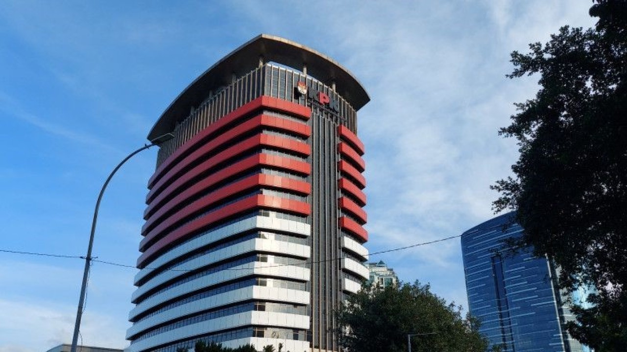Ilustrasi - Gedung Merah Putih KPK, Setiabudi, Jakarta Selatan. ANTARA/Fianda Sjofjan Rassat