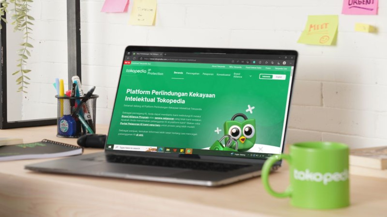 Ilustrasi situs belanja online Tokopedia (ANTARA/HO/Tokopedia)