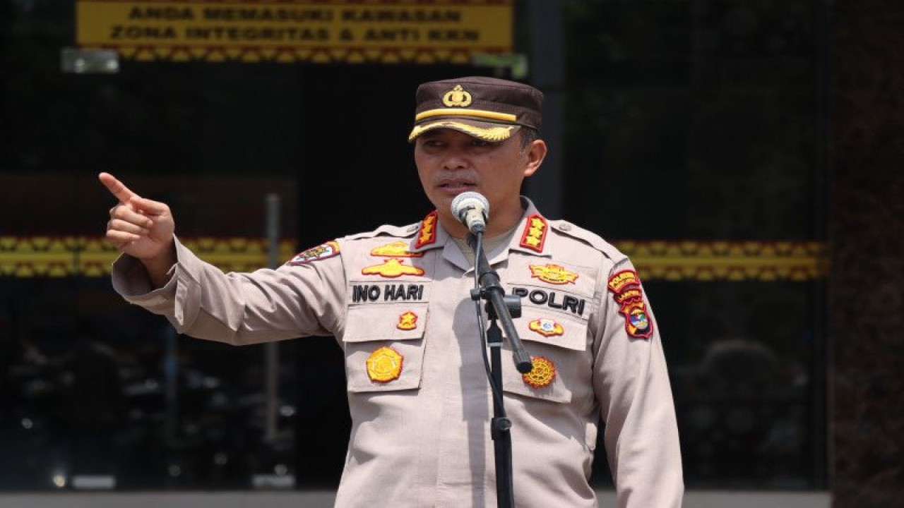 Kapolresta Bandarlampung Kombes Pol Ino Harianto. ANTARA/HO.