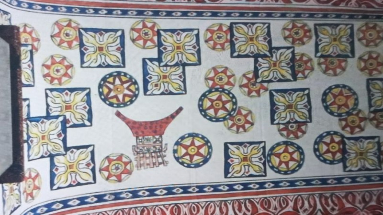 Kain tenun karya pengrajin Toraja mendapat penghargaan terbaik di Iancraft 2023.ANTARA/HO-Humas Pemprov Sulsel