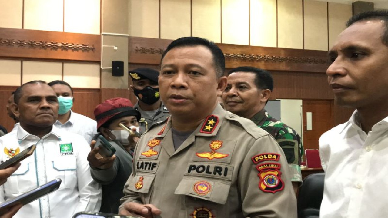Kapolda Maluku Irjen Pol Lotharia Latif. ANTARA/Winda Herman